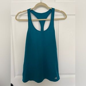 New balance womens athletic blue tank top size small